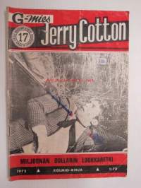 Jerry Cotton 1972 nr 17 Miljoonan dollarin luokkaretki