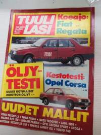 Tuulilasi 1984 nr 2 Koeajo Toyota Carina II, vertailu Saab 16 Turbo ja Volvo 740 Turbo