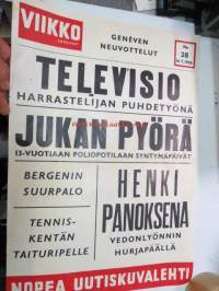 Viikko Sanomat nr 28, 14.7.1955 mainosjuliste /