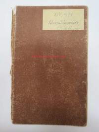 Vieno Annikki Miettinen (os. Sikanen) -Helsingin yliopsto - Historiallis-kielitieteellinen -opintokirja nr 1249, 6.10.1952