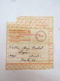 Valtion ostokortti N Statens köpkort - Naisten vaatetus- ja jalkinekortti - Beklädnads- och skodonskort för kvinnor, Anja Vallin, Kastu