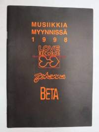Musiikkia myynnissä 1998 - Love Records / Johanna / BETA