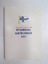 Nyländska Jaktklubben 1971 årsbok -vuosikirja ruotsiksi