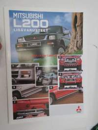 Mitsubishi L200 lisävarusteet -myyntiesite