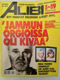 Alibi 1989 nr 5, sis. mm. artikkelit / kuvat / mainokset; Eeva Alariesto, Olof Palme, 