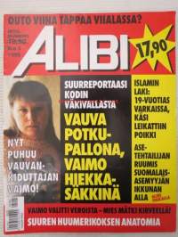 Alibi 1995 nr 5, sis. mm. artikkelit / kuvat / mainokset; Asko ja Marja Kinnunen, Tuija Vuolle, Erja ja Juha Haatanen, katso sisältö kuvista tarkemmin.