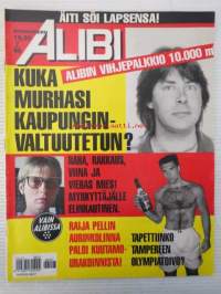 Alibi 1996 nr 7, sis. mm. artikkelit / kuvat / mainokset; Raija Pelli, Tapio Tervakangas, Vasili Kirjanov, Markku MallatNikolai Dzumakaliev, Juri Kukk, Haing Ngori,