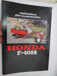 Honda F-400S puutarhatraktori -myyntiesite