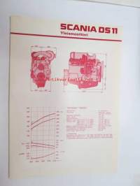 Scania DS 11 Yleismoottori -tekniset tiedot / myyntiesite