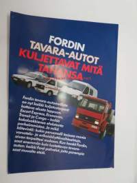 Ford - Fordin tavara-autot kuljettavat mitä tahansa -myyntiesite