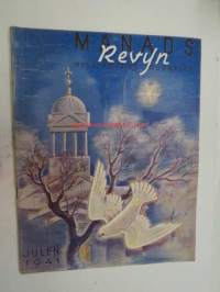 Helsingfors Journalen (Månadsrevyn) 1941 nr 12 december - Julen 1941 -bilaga till Helsingfors Journalen, innehåller bl a. följande artiklar / reklam / bilder