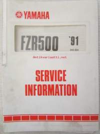 Yamaha FZR500 / FZR600(B) '91 (3HE-SE4)  Service Information - Tehtaan alkuperäinen, huolto-ohjeita sis. sähkökaaviot (Ei huolto-ohjekirja)