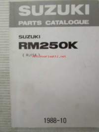 Suzuki RM250K (RJ15A) Parts Catalogue -varaosaluettelo