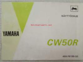 Yamaha CW50R owner´s manual -käyttöohjekirja