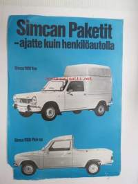 Chrysler Simca 1100 Van, Pick-up -myyntiesite