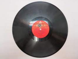 Decca SD 5221 Matti Louhivuori - Valkoinen kukka / Mua varten ei -savikiekkoäänilevy, 78 rpm record