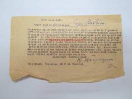 Kaarlo Väyrynen - Topias Mustonen, 24.2.1964, 