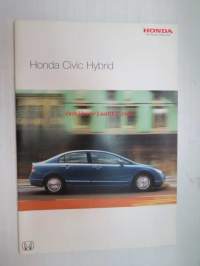 Honda Civic Hybrid -myyntiesite / brochure