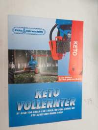 Keto Vollernter 51, 51LD, 100, 100LD, 150, 150LD, 150HD, 500L, 500HS, 500HD, 525, 525TS, 800, 800TS, 1000 -myyntiesite / harvester brochure in german