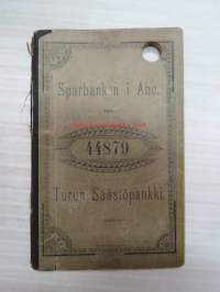 Turun Säästöpankki - Sparbanken i Åbo - Wastakirja / Motbok nr 44879 K. Laakso / bank record book