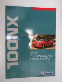 Nissan 100NX 2+2 -myyntiesite / brochure