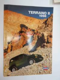 Nissan Terrano II 1998 -myyntiesite / brochure