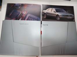 Audi A8 -myyntiesite / brochure