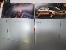 Audi A8 -myyntiesite / brochure