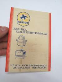 Kultor - inhemska tillverkningar - 