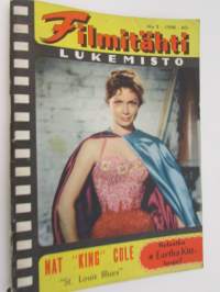 Filmitähti 1958 nr 9, sis. seur. elokuvien juonet; St. Louis Blues, Gigi, Hempeät tunteet, Naisen aseilla (Brigitte Bardot), tähtikuvissa Alida Valli, Farley