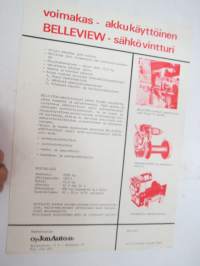 Belleview sähkövintturi -myyntiesite / brochure