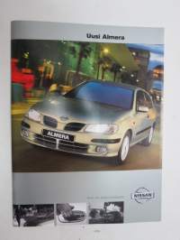 Nissan Almera 2001 -myyntiesite / brochure