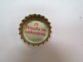 Sprite 19. Minulla on vaikeuksia -kruunukorkki / crown cap
