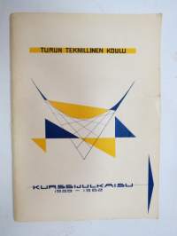 Turun Teknillinen Koulu 1959-1962 -vuosikirja / yearbook