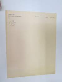 Vampulan Elintarvelautakunta 1918 -asiakirja, kirjapainon arkistokappale, käyttämätön, painotyönumero ja vuosi merkitty / document