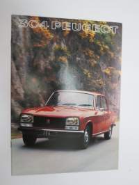 Peugeot 304 1977 -myyntiesite / brochure