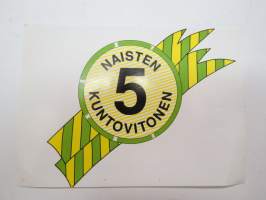 Naisten kuntovitonen -tarra / sticker