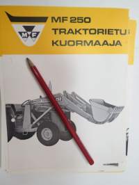 Massey-Ferguson MF 250 traktorietukuormaaja -myyntiesite / tractor mounted front loader brochure