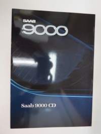 Saab 9000 CD -myyntiesite -brochure