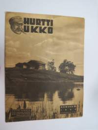 Hurtti Ukko / Hurttiukko 1942 nr 10 - Suomen sodan sankaritarinoita, sis. mm. seur. artikkelit / kuvat / mainokset; Tenho Palsa - Tankki palaa, Eero Kiviranta