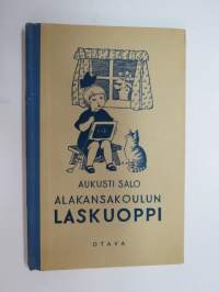Alakansakoulun laskuoppi (Kuvitus Rudolf Koivu) -mathematics school book, illustrated by Rudolf Koivu