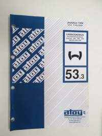 Webasto Vesilämmityslaitteet  Thermo 230, 300, 350, DW 230, DW 300, DW 350 - 53.3, joulukuu 1996 - 1512 T230-350 V Varaosakirja -parts book for heaters, in finnish