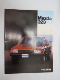 Mazda 323 1981 -myyntiesite  / sales brochure