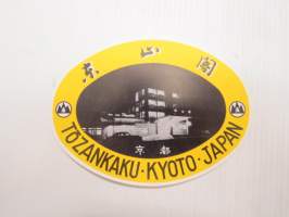 Hotel Tozankaku, Kyoto (Kioto), Japan -matkalaukkumerkki / hotellimerkki - luggage tag