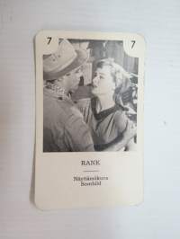 Nayttämökuva / Rank -filmitähti-korttipelin kuva / pelikortti -moviestars / playing cards -picture