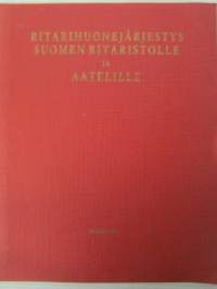 Riddarhusordningen för Finlands Ridderskap 1988 - Ritarihuonejärjestys Suomen Ritaristolle ja Aatelille