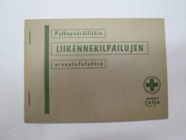 Talja - Polkupyöräilijäin Liikennekilpailujen arvostelulehtiö -bicycle competition review booklet