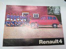 Renault 4 -myyntiesite / sales brochure