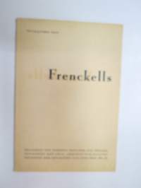 Tryckalstren från Frenckells - myyntiesite 1950 -promotional book of printing house