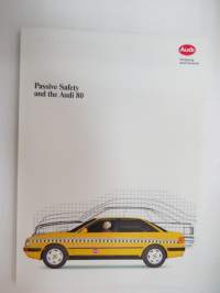 Audi 100 - Passive safety -myyntiesite / sales brochure